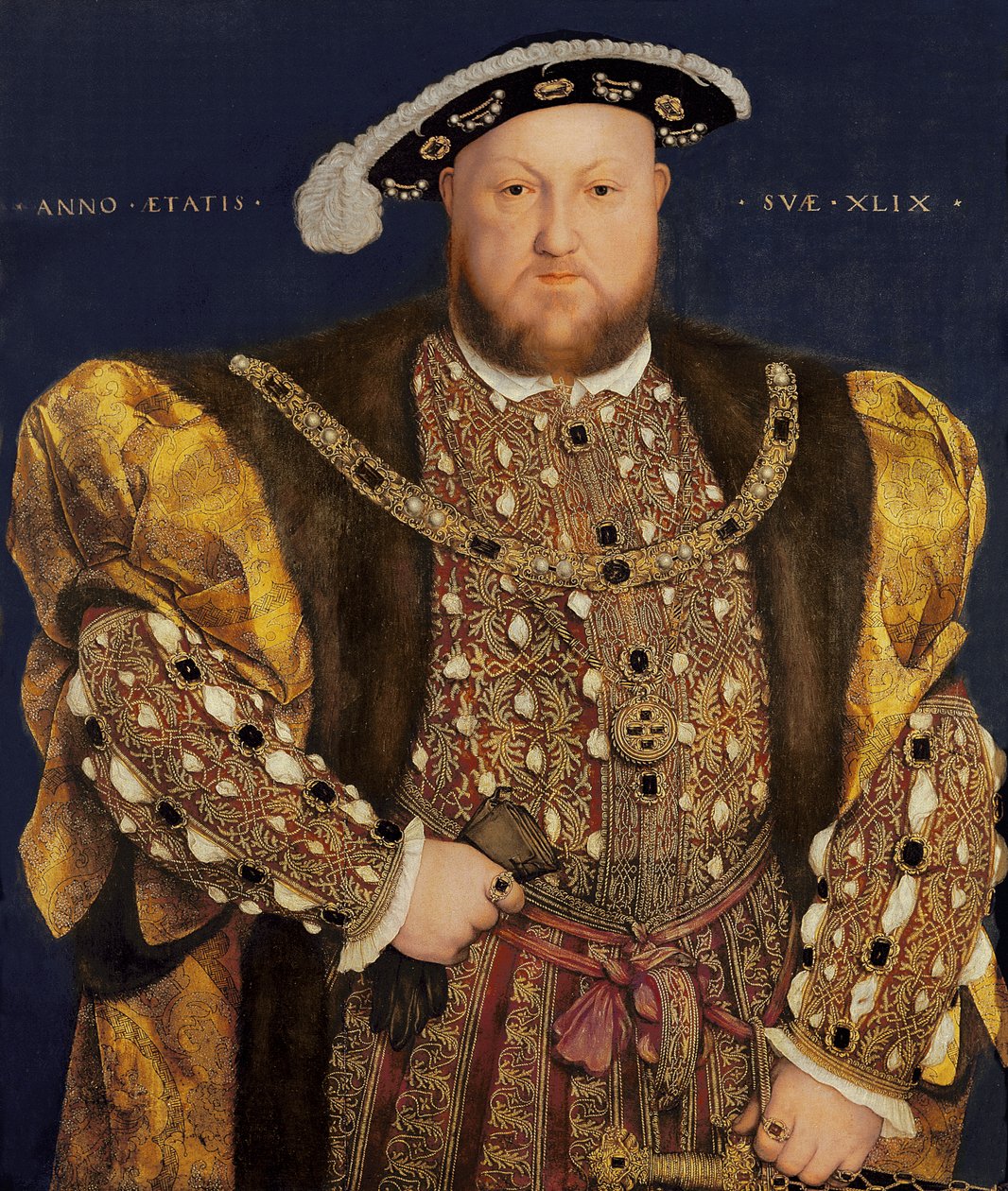 Portrait of Henry VIII aged 49 by Hans Holbein der Jüngere