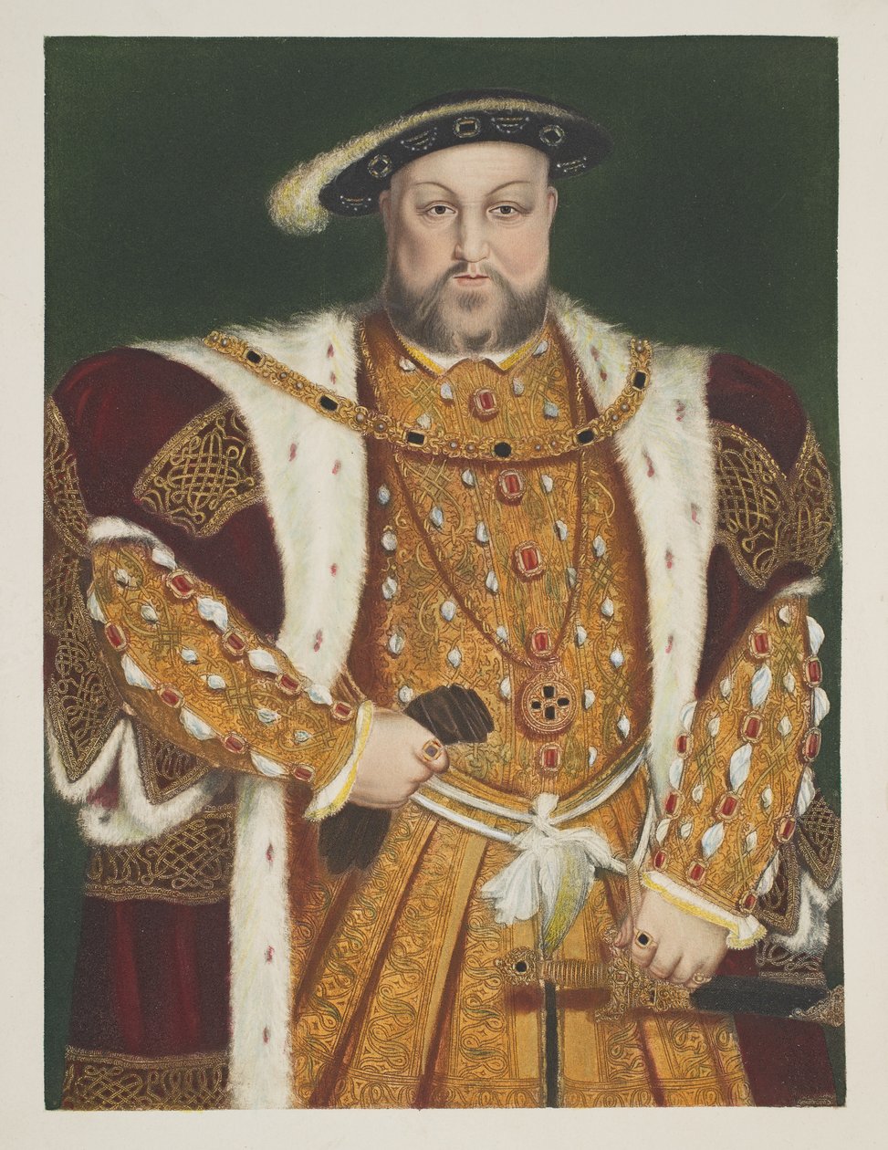 Portrait of Henry VIII Aged 49 by Hans Holbein der Jüngere