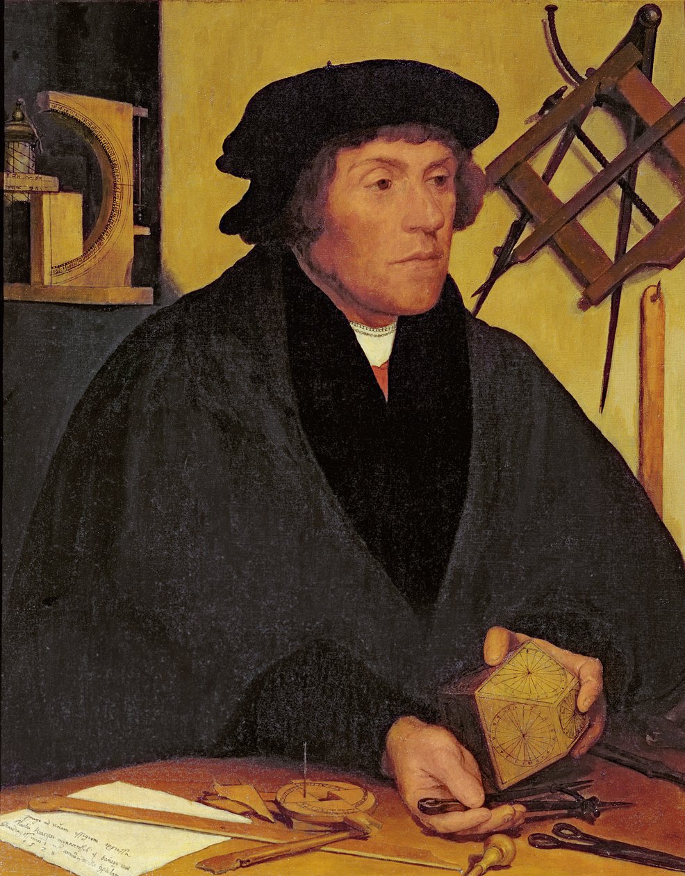 Portrait of Nicholas Kratzer, Fellow of Corpus Christi College and Later Astronomer Royal to King Henry VIII by Hans Holbein der Jüngere