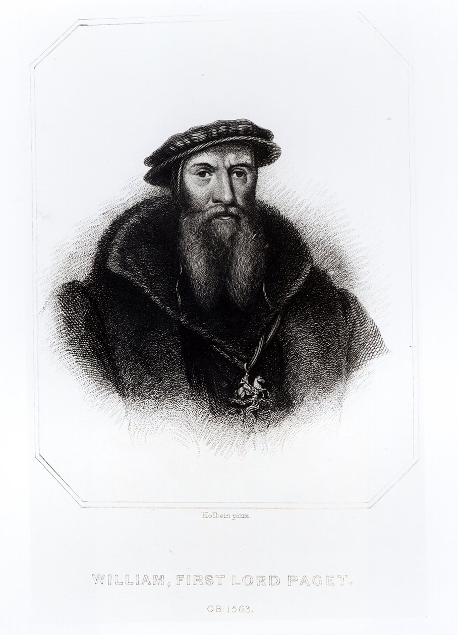 Portrait of William, First Lord Paget by Hans Holbein der Jüngere