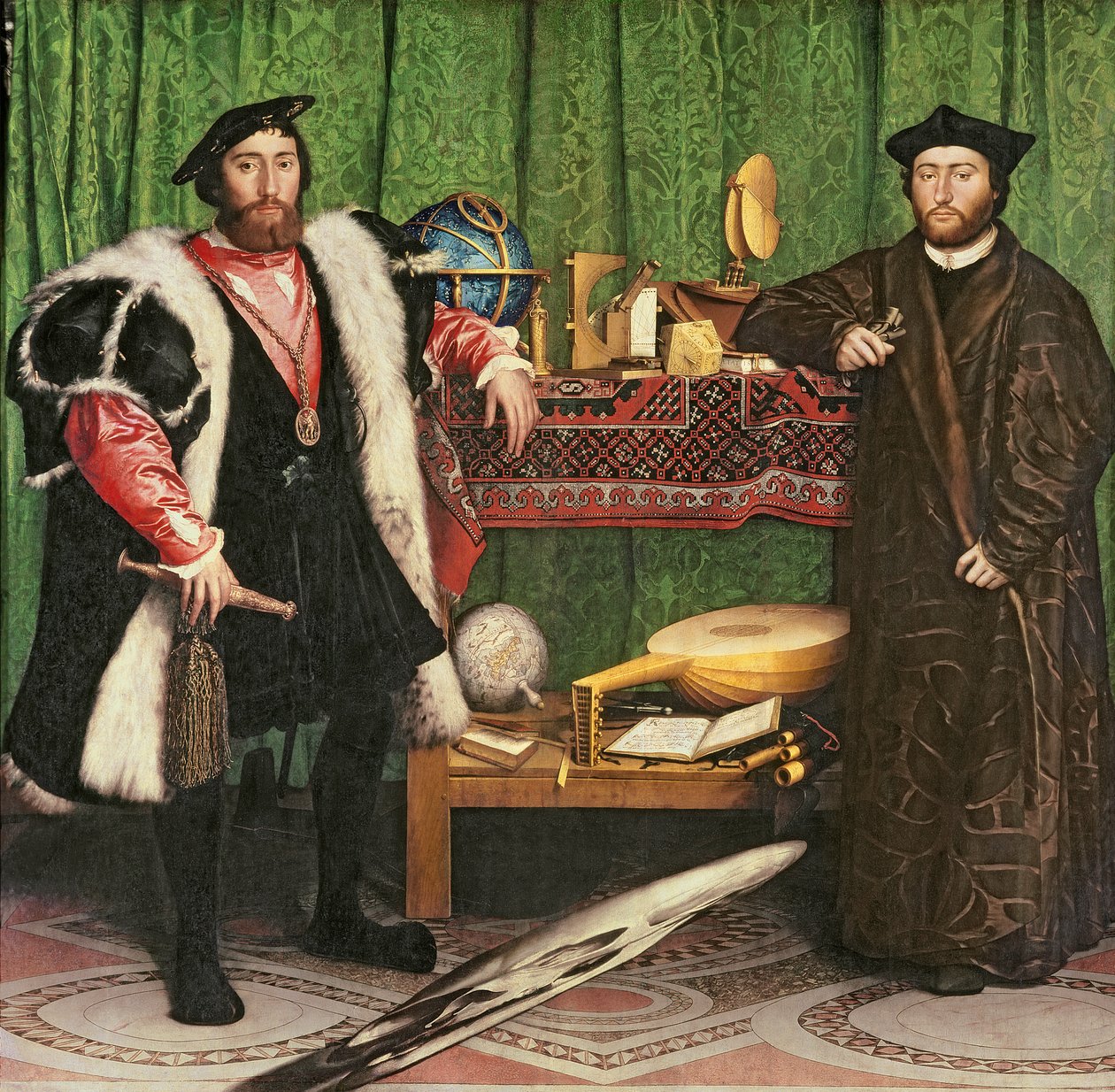 The Ambassadors by Hans Holbein der Jüngere