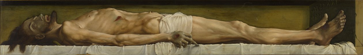 The Dead Christ by Hans Holbein der Jüngere