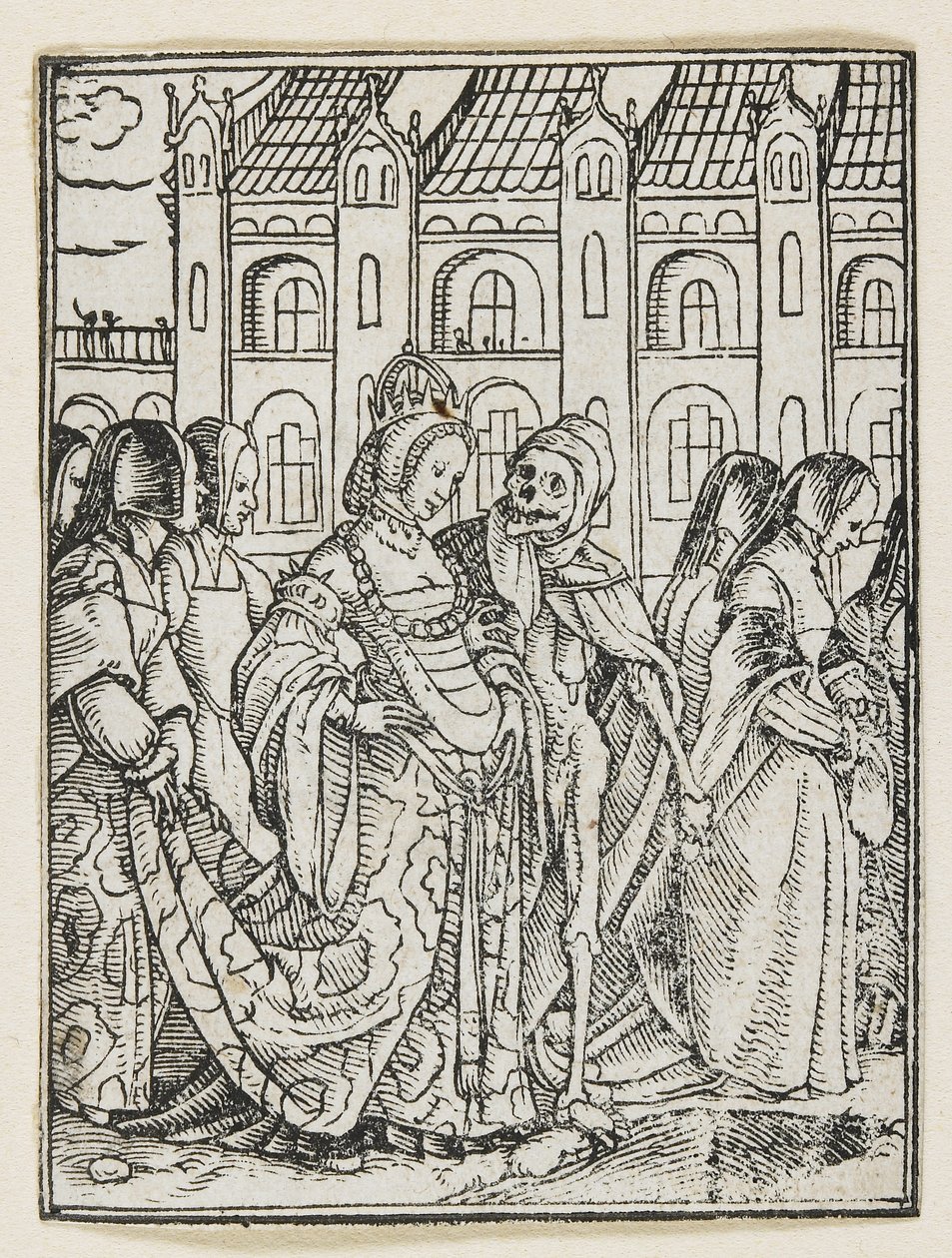 The Empress from Dance of Death (Lyons), 1538 by Hans Holbein der Jüngere