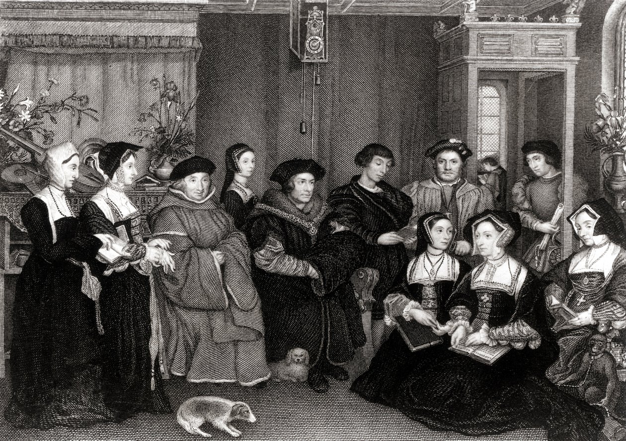 The Family of Thomas More by Hans Holbein der Jüngere