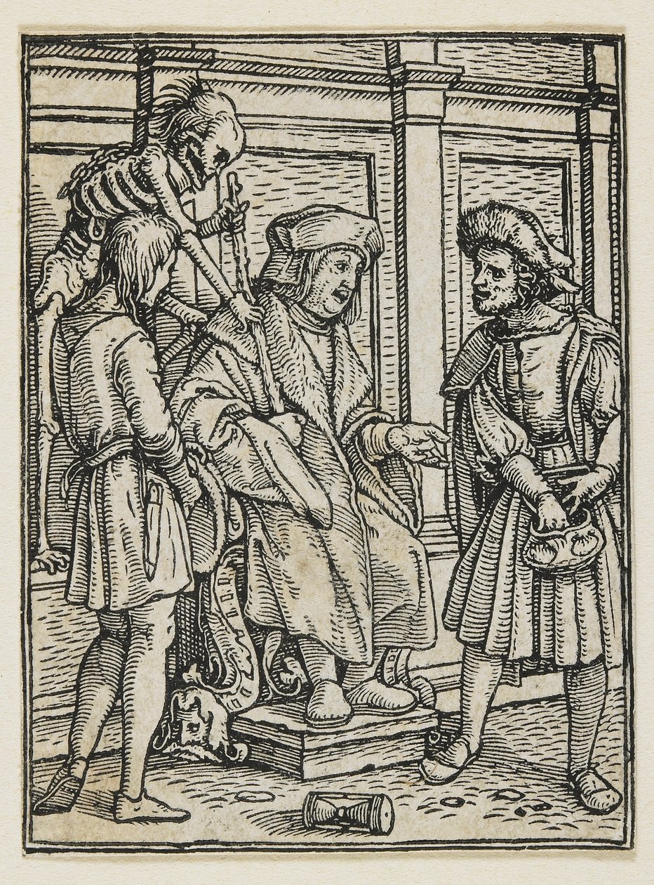 The Judge from Dance of Death (Lyons), 1538 by Hans Holbein der Jüngere
