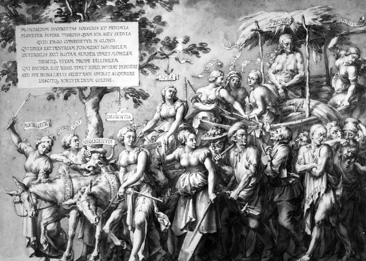 The Triumph of Poverty by Hans Holbein der Jüngere