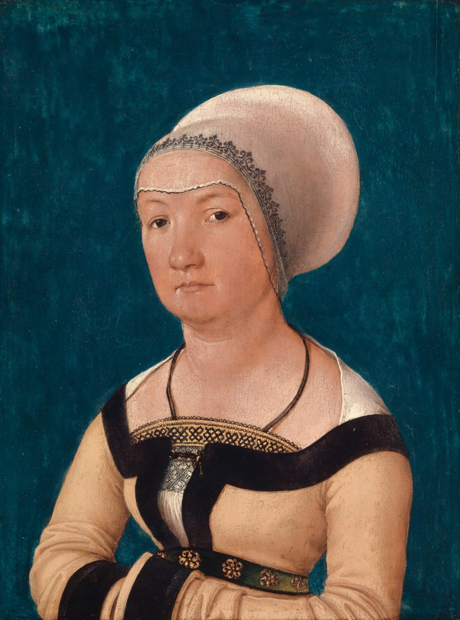 Portrait of the Wife of Jörg Fischer at Age 34, 1512 by Hans Holbein the Elder