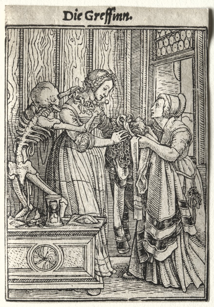 Dance of Death: The Countess by Hans Holbein the Younger