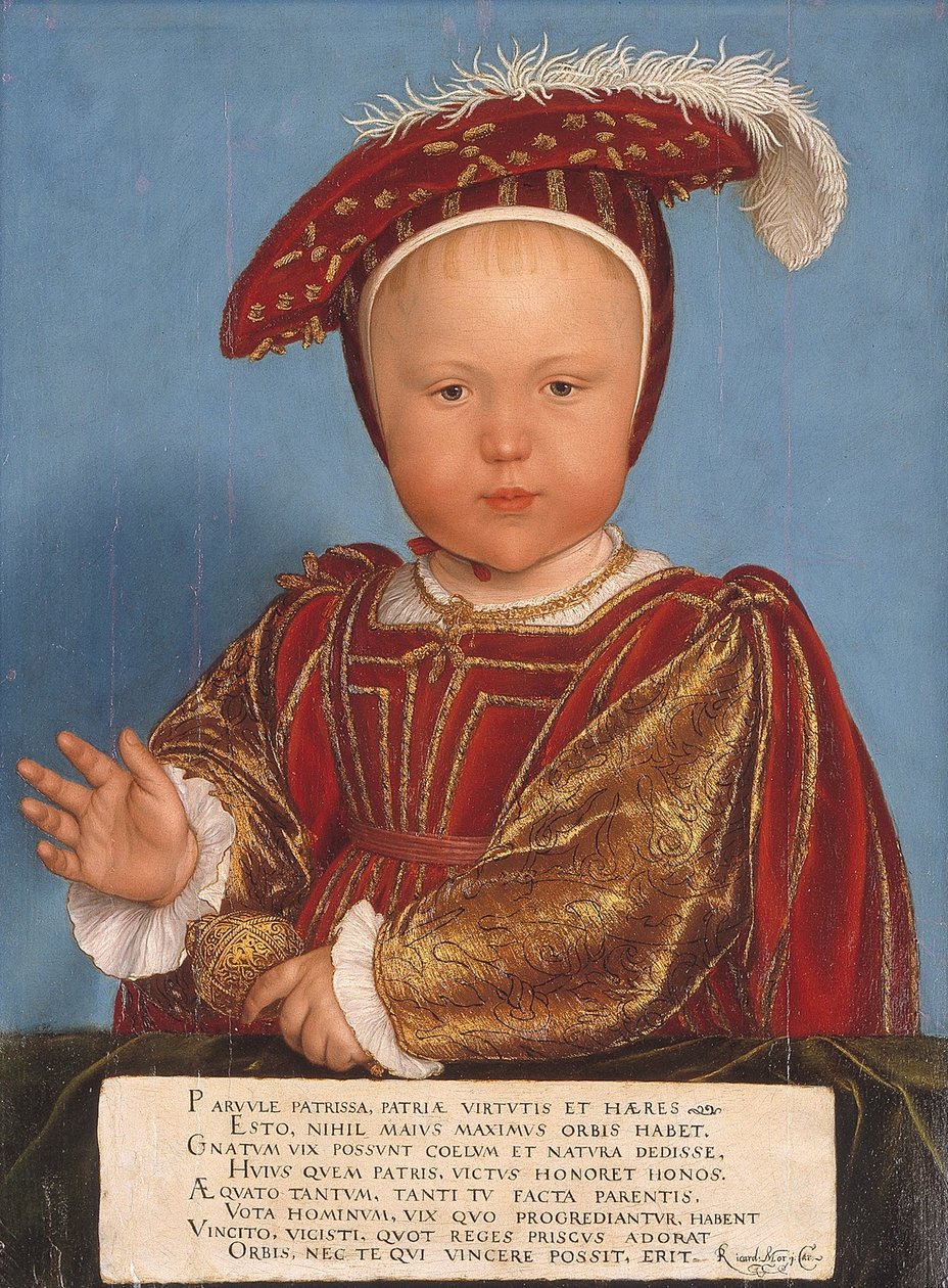 Edward, Prince of Wales, Later King Edward VI by Hans Holbein the Younger