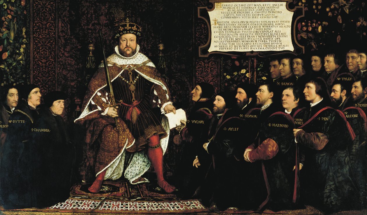 Henry VIII and Barber Surgeons by Hans Holbein der Jüngere
