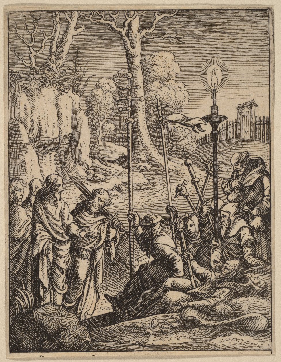Jesus Confronting His Detractors by Hans Holbein the Younger