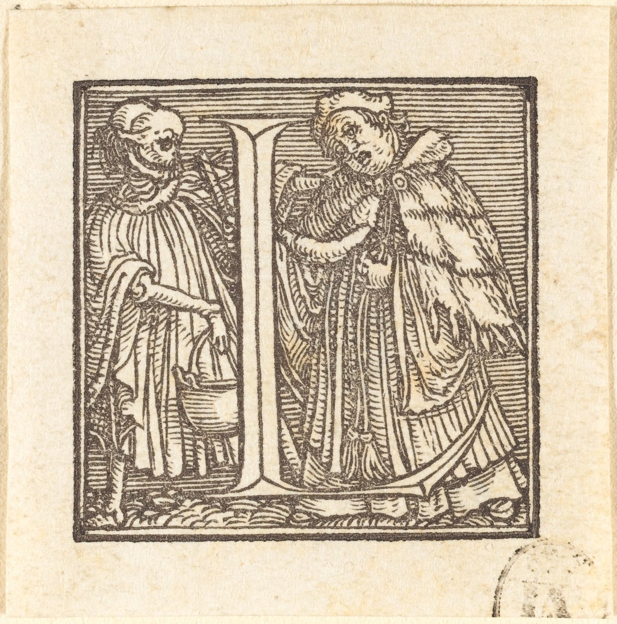 Letter L by Hans Holbein der Jüngere