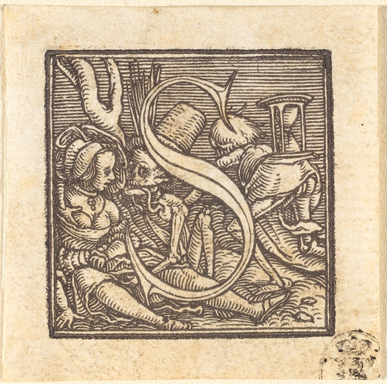 Letter S by Hans Holbein der Jüngere