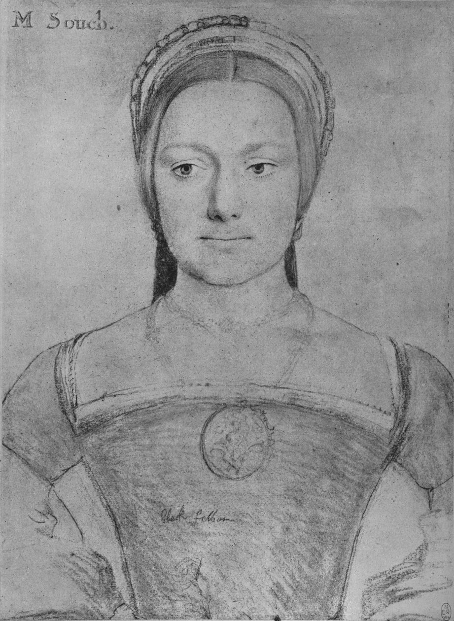 Mary Zouch, c1532-1543 by Hans Holbein der Jüngere