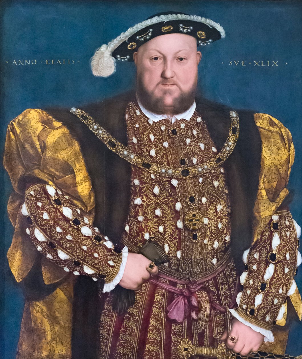 Portrait of Henry VIII by Hans Holbein der Jüngere