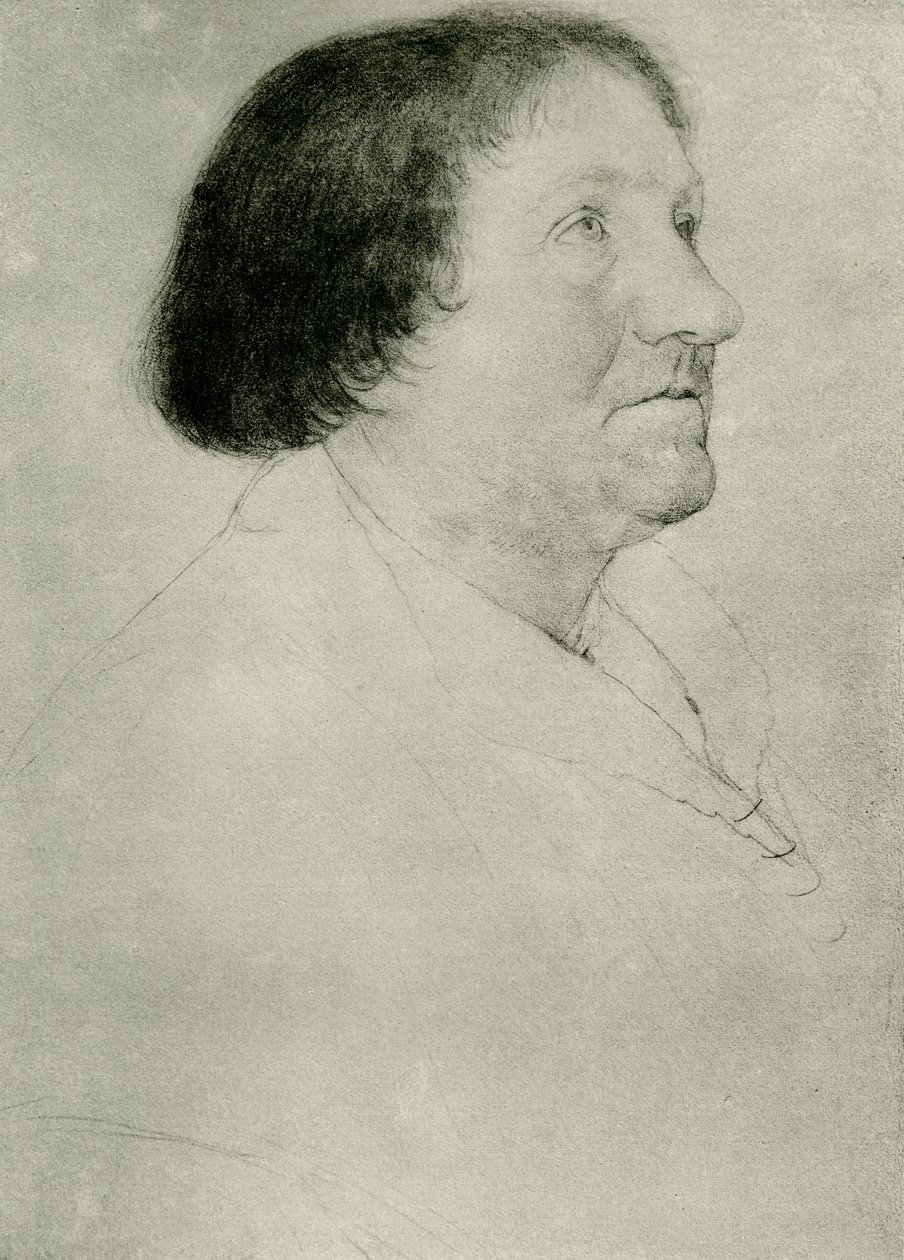 Portrait of Jakob Meyer zum Hasen, mayor in Basel by Hans Holbein der Jüngere