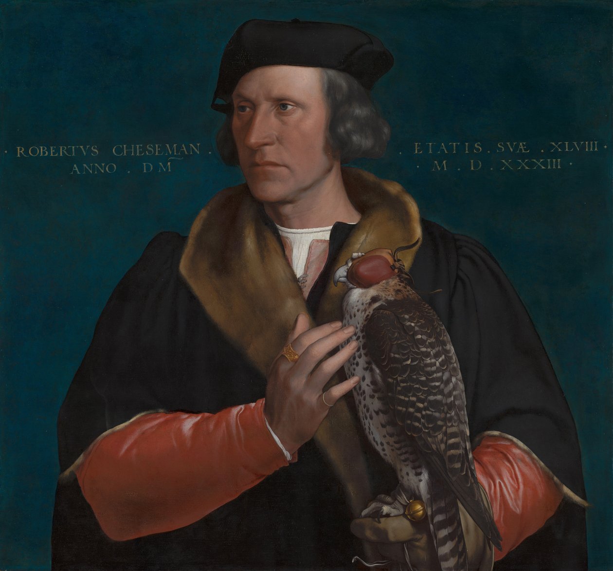 Portrait of Robert Cheseman (1485-1547) by Hans Holbein the Younger