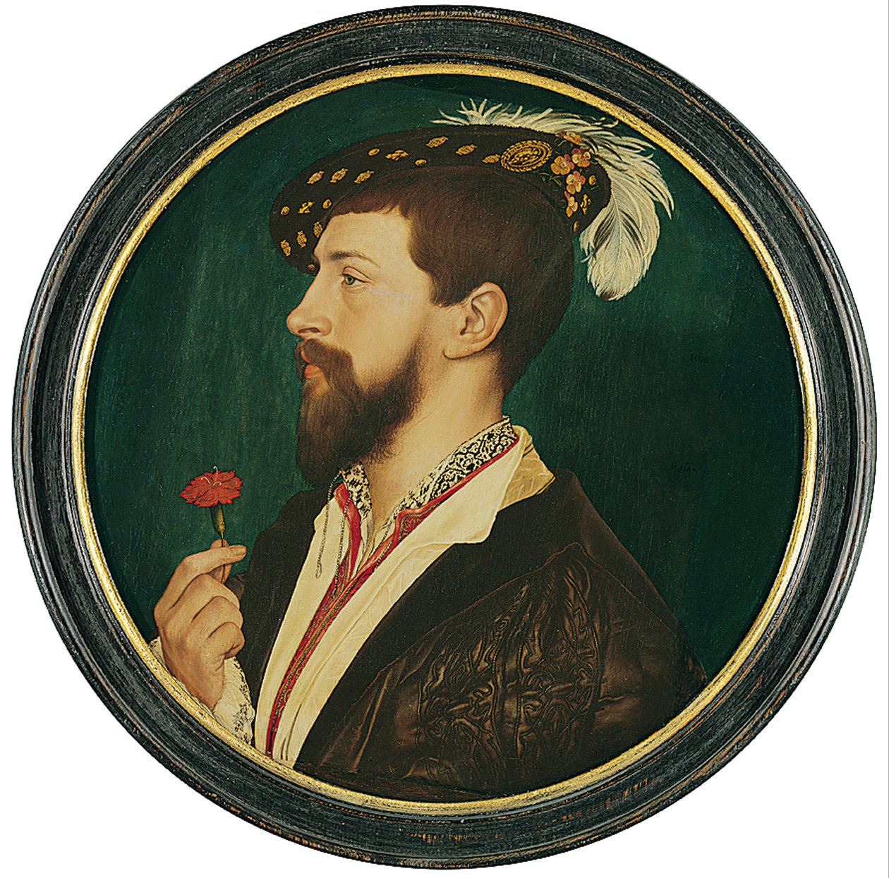 Portrait of Simon George of Cornwall by Hans Holbein der Jüngere