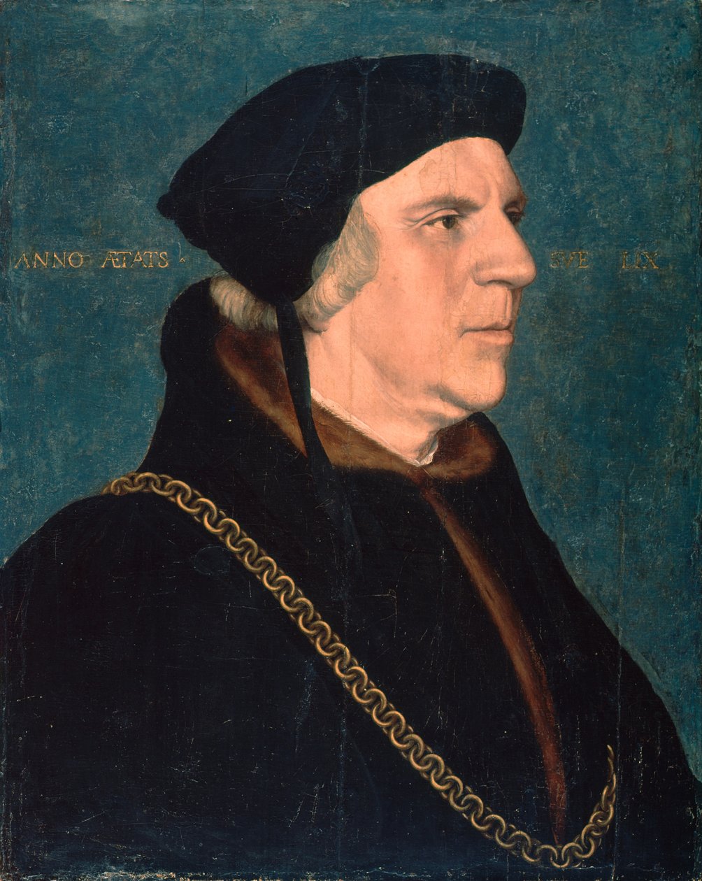 Portrait of Sir William Butts, 1543 by Hans Holbein der Jüngere