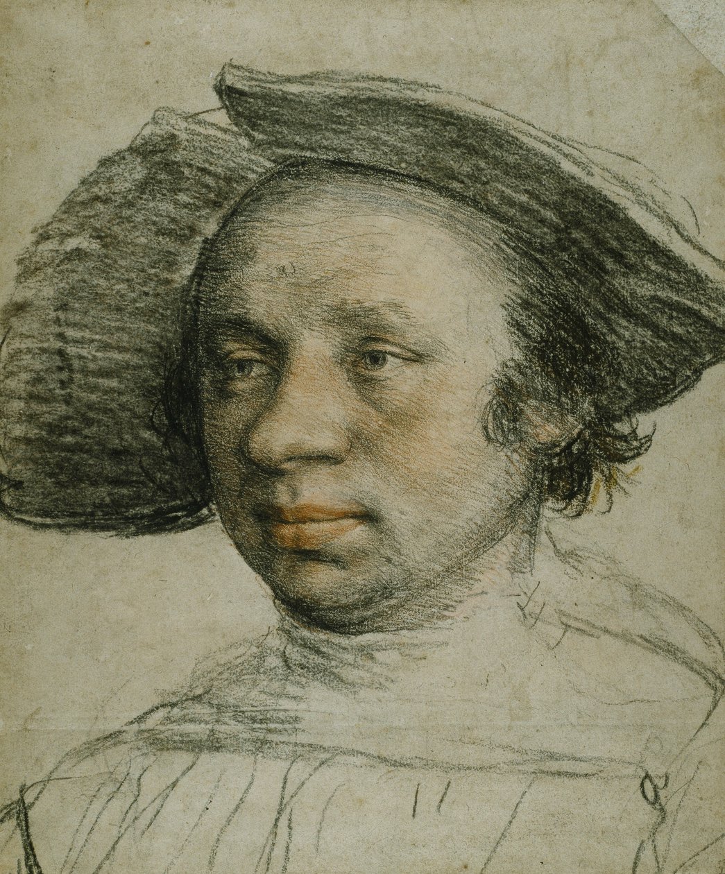 Portrait of a Youth in a Broad-brimmed Hat, c.1524-26 by Hans Holbein der Jüngere