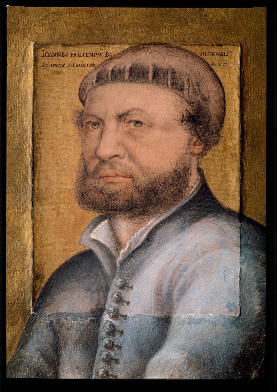 Self-Portrait by Hans Holbein der Jüngere
