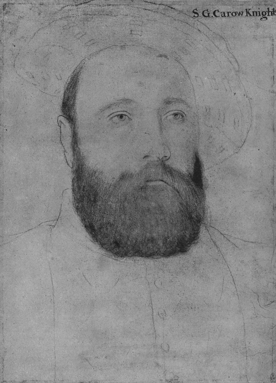 Sir George Carew, c1532-1543 by Hans Holbein der Jüngere