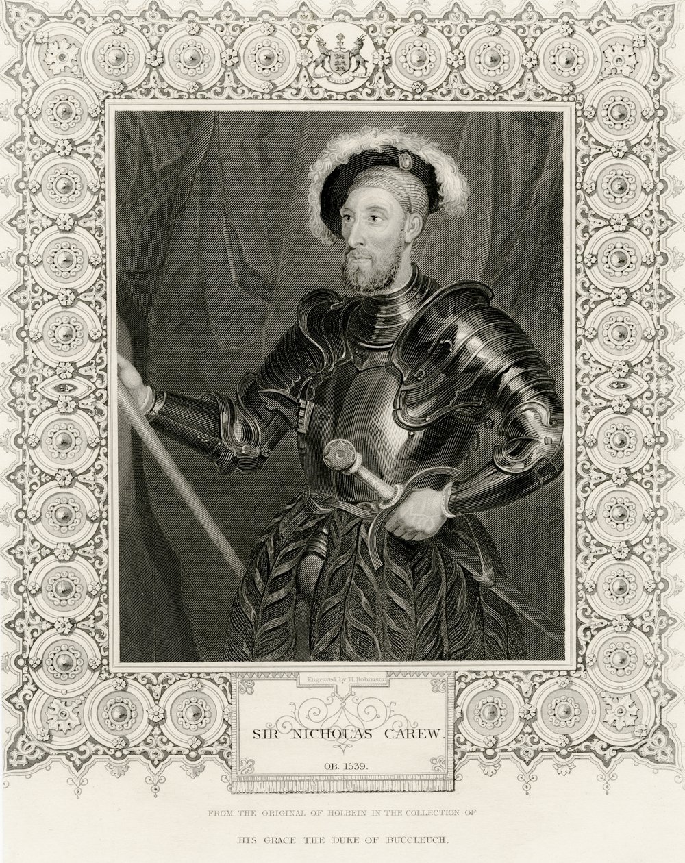 Sir Nicholas Carew by Hans Holbein der Jüngere