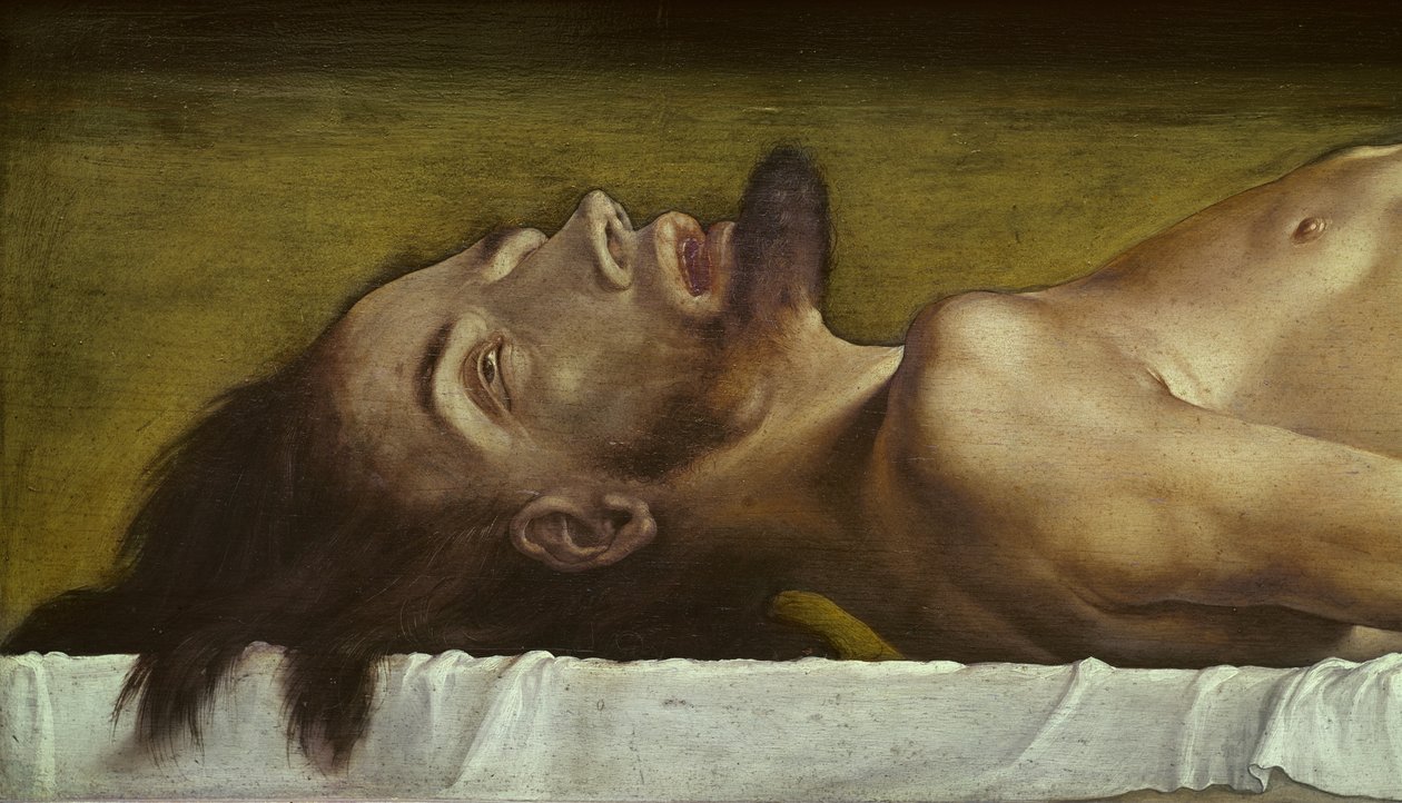 The Body of the Dead Christ (detail) by Hans Holbein der Jüngere