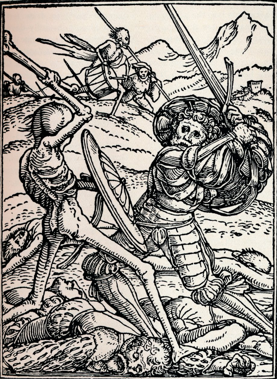 The Knight and Death by Hans Holbein der Jüngere