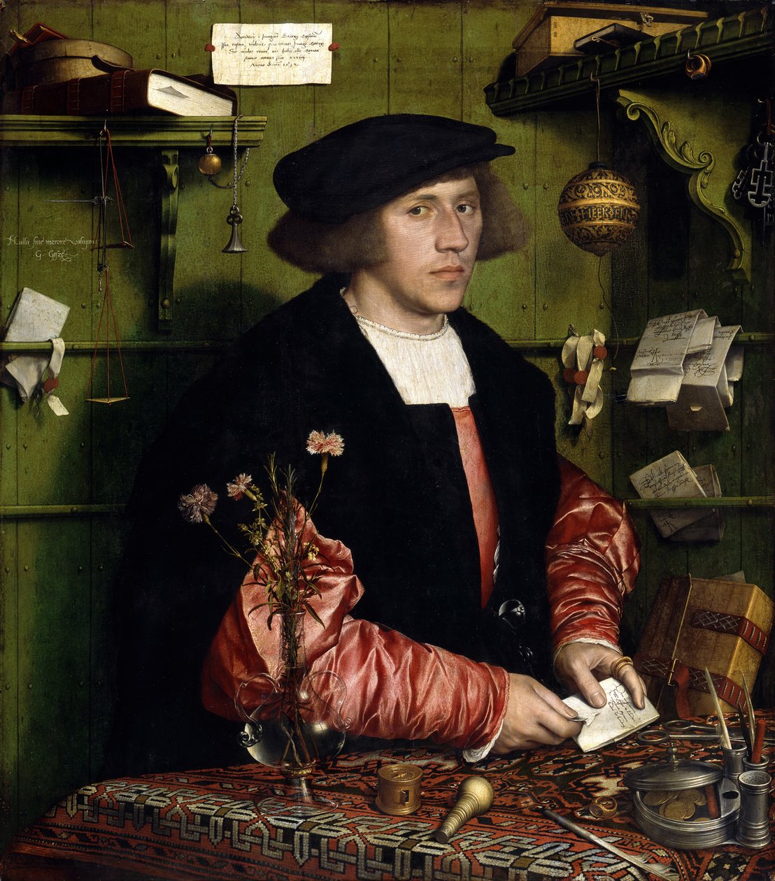 The Merchant George Gisze by Hans Holbein the Younger