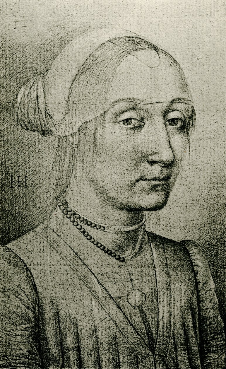 Woman Portrait by Hans Holbein der Jüngere