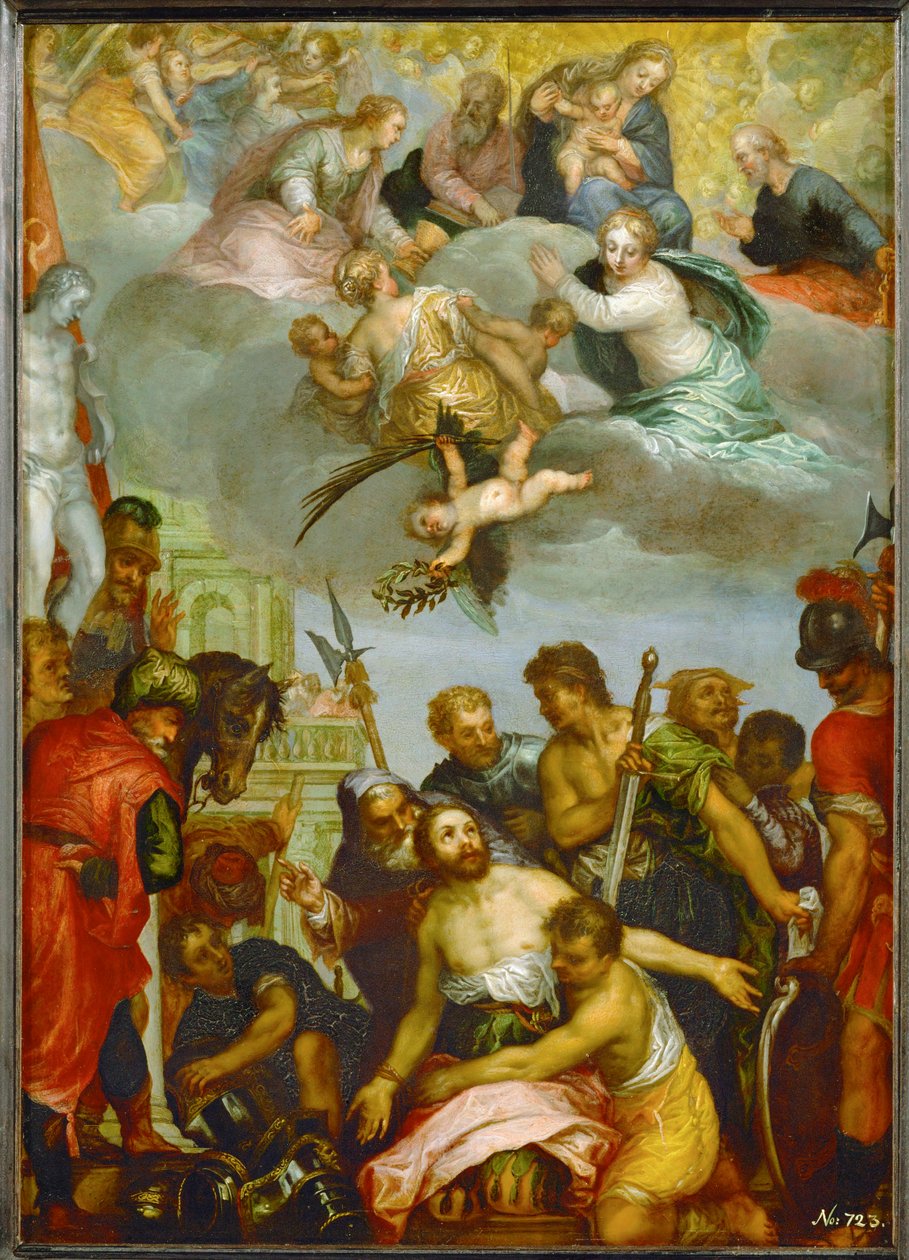 Martyrdom of Saint George by Hans I or Johann Rottenhammer