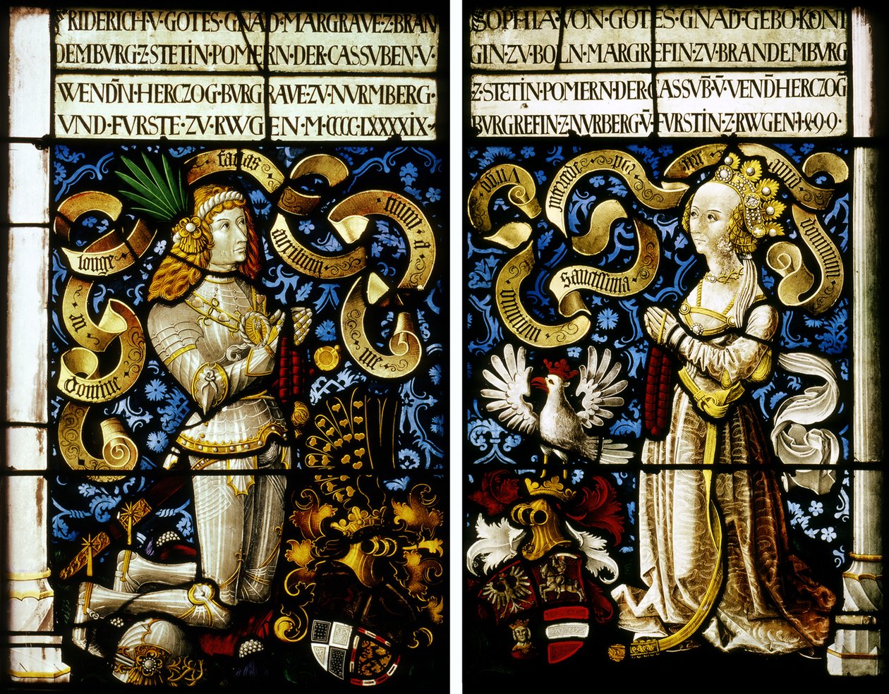 Margrave Frederick of Brandenburg-Ansbach 1460-1536 and his wife Sophia Jagiellon 1464-1512, 149 by Hans Kamberger