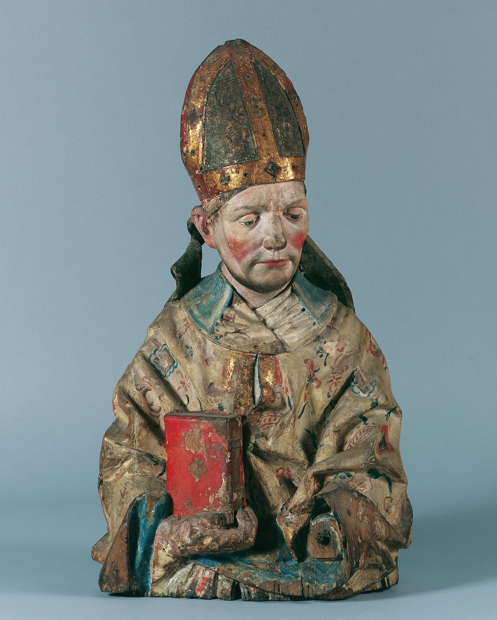 Half-Figure of a Holy Bishop by Hans Klocker (Umkreis)