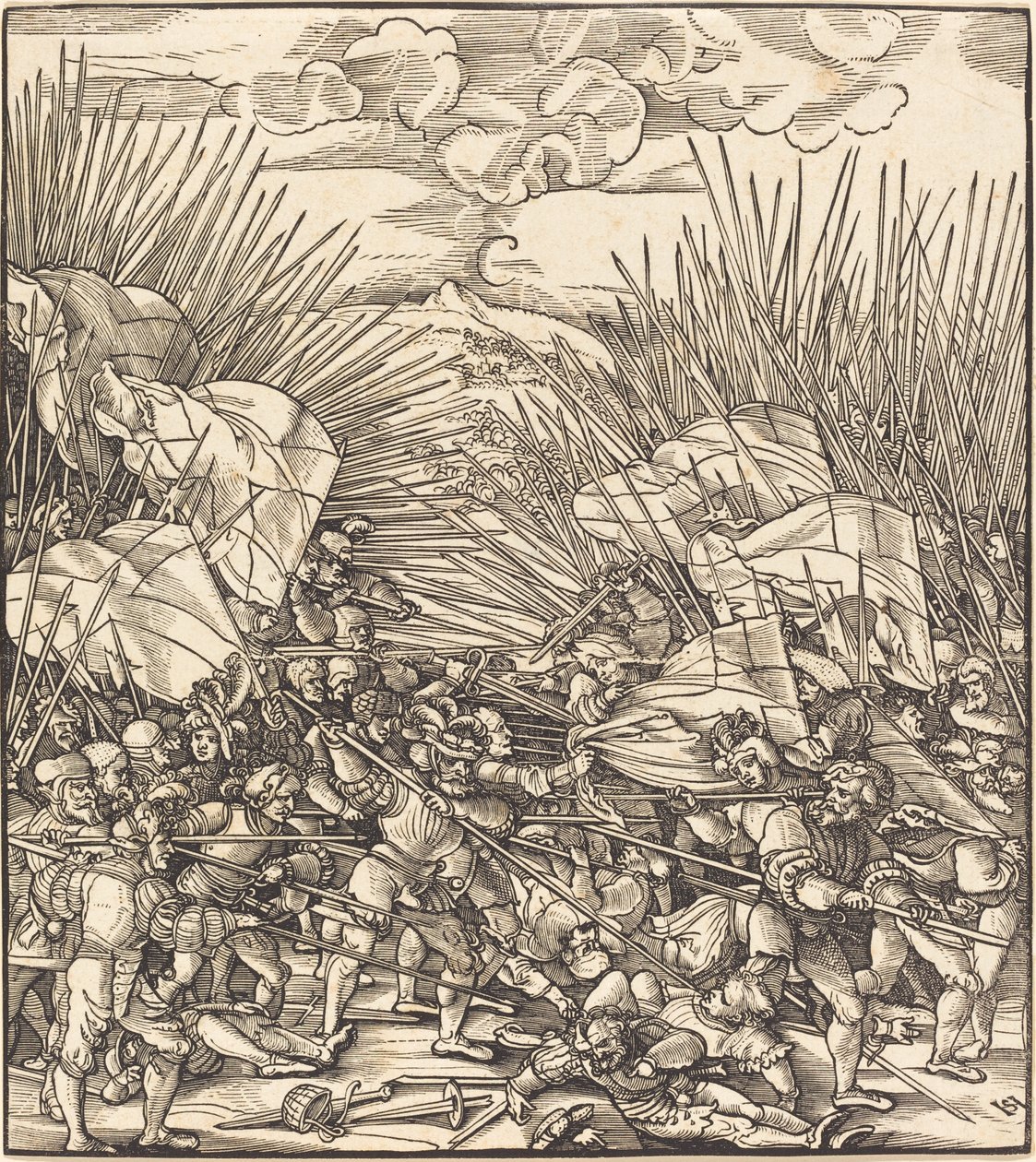 Battle of Cividale by Hans Leonard Schaufelein