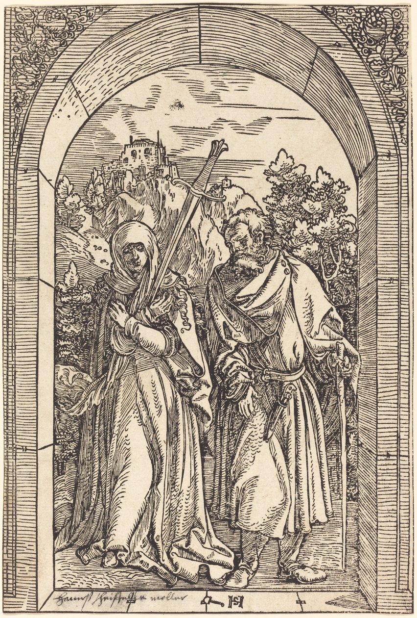 Mater Dolorosa and Saint Joseph by Hans Leonard Schaufelein