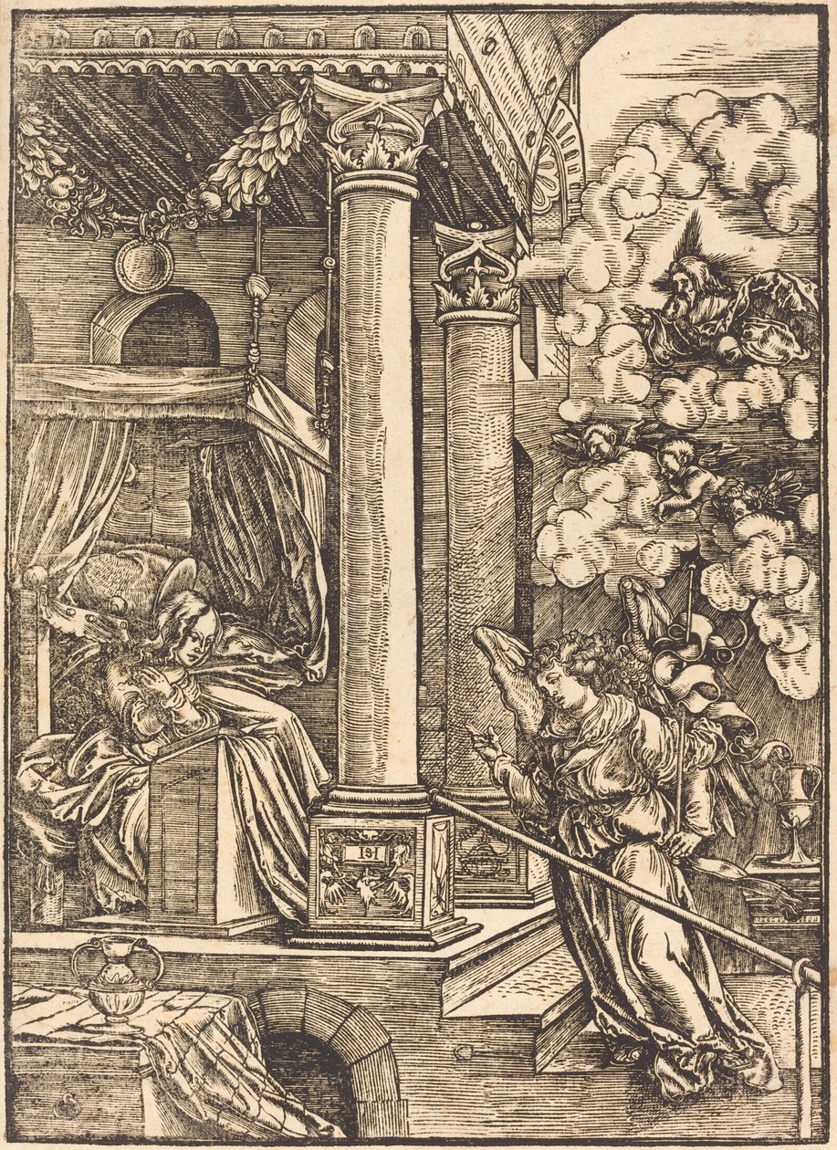The Annunciation by Hans Leonard Schaufelein