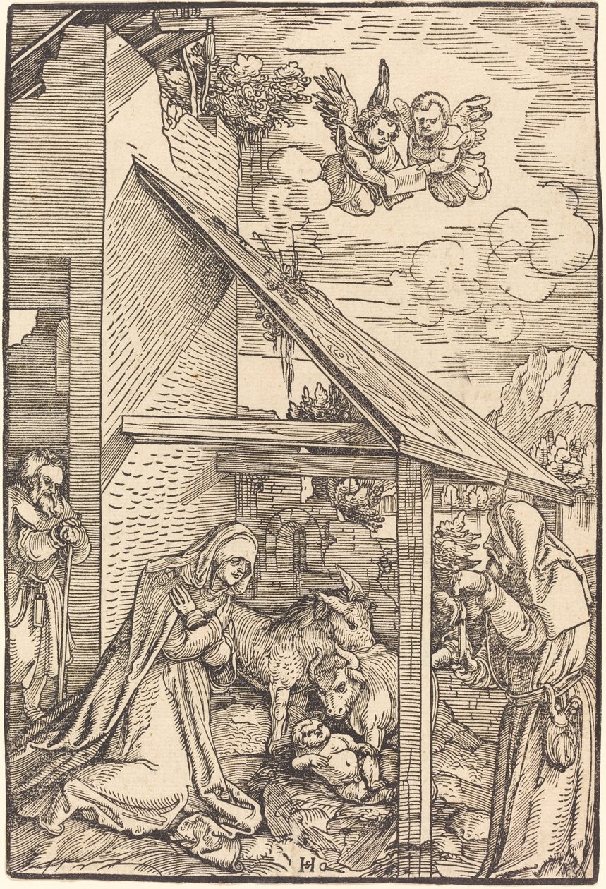 The Nativity by Hans Leonard Schaufelein