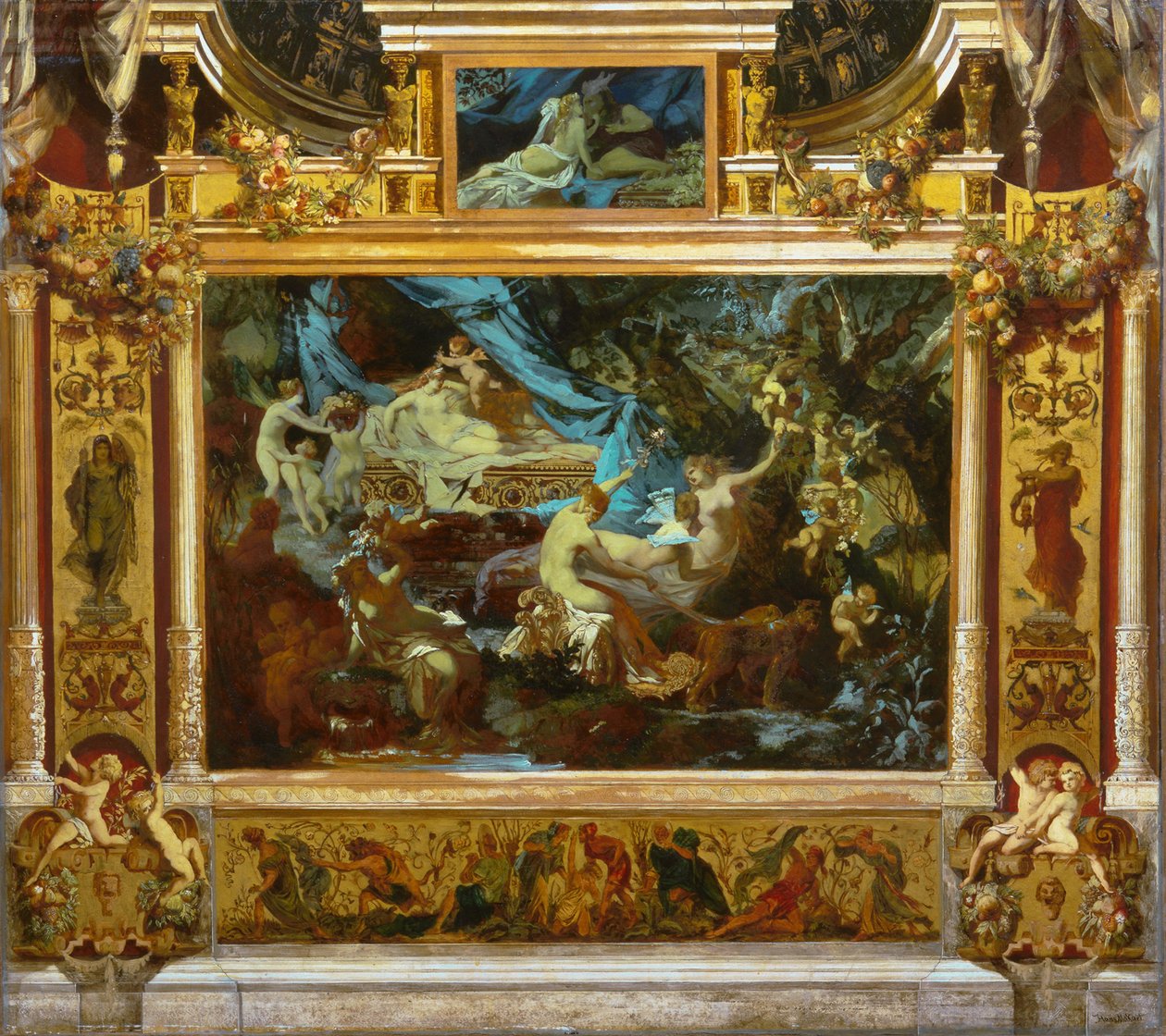 Design for Theater Curtain A Midsummer Night