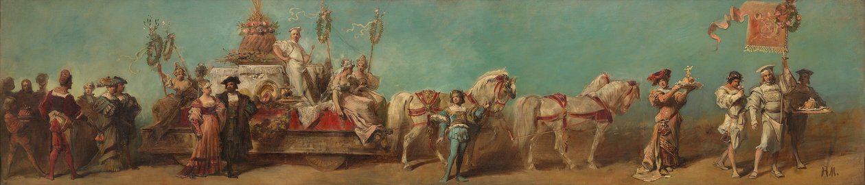 Design for the Parade 1879 - The Confectioners by Hans Makart