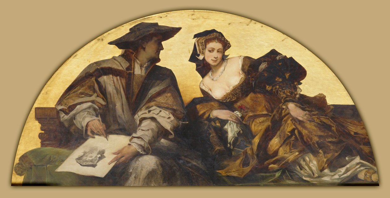 Hans Holbein the Younger by Hans Makart