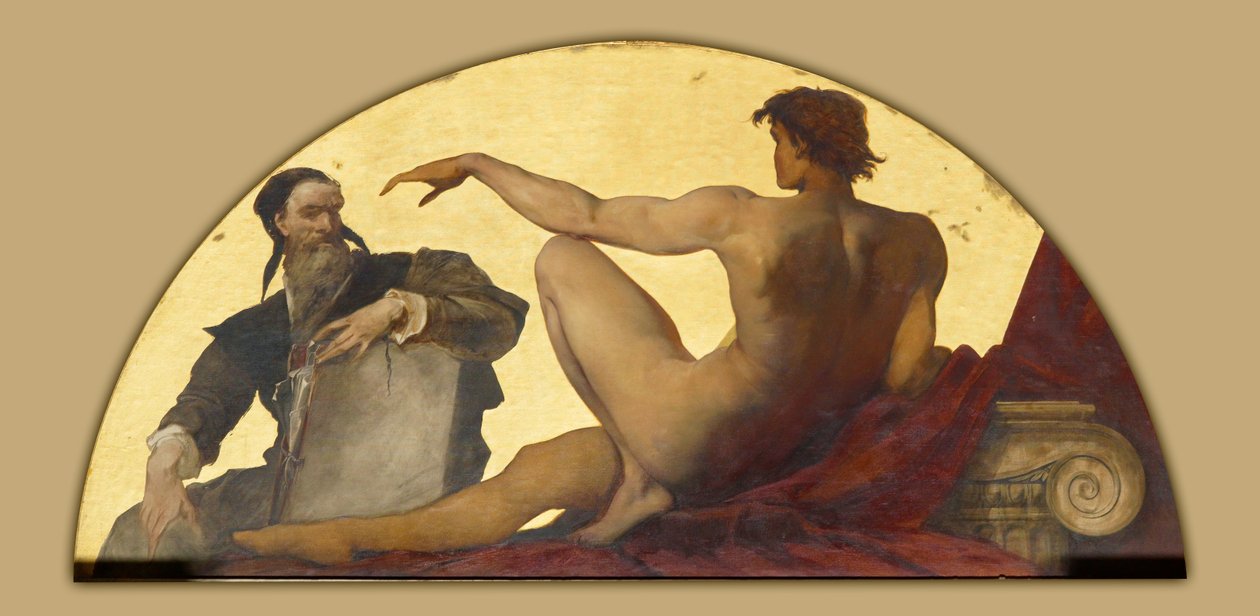 Michelangelo Buonarroti by Hans Makart