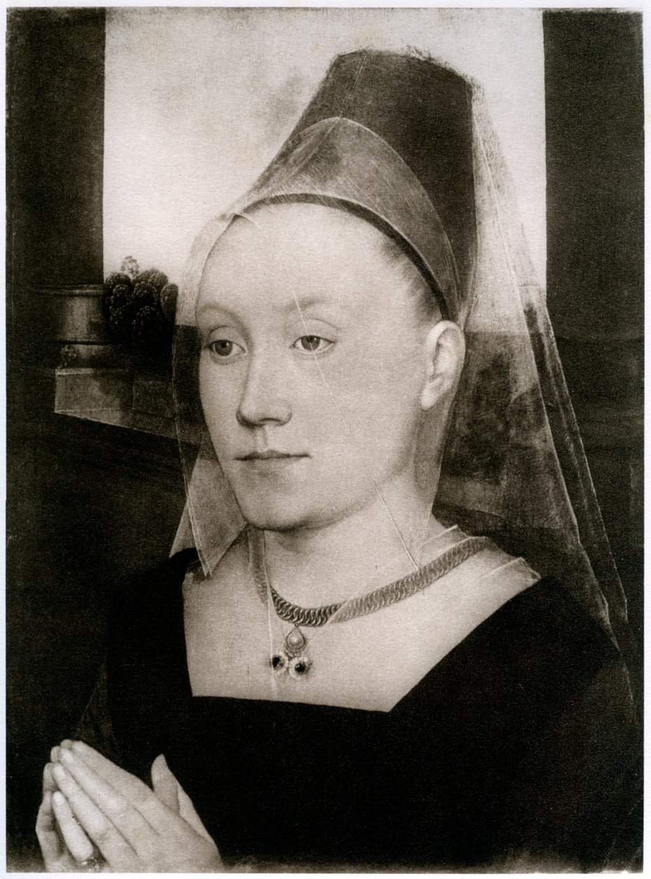 Barbara Van Vlaenderbergh, Wife of Guillaume Moreel by Hans Memling