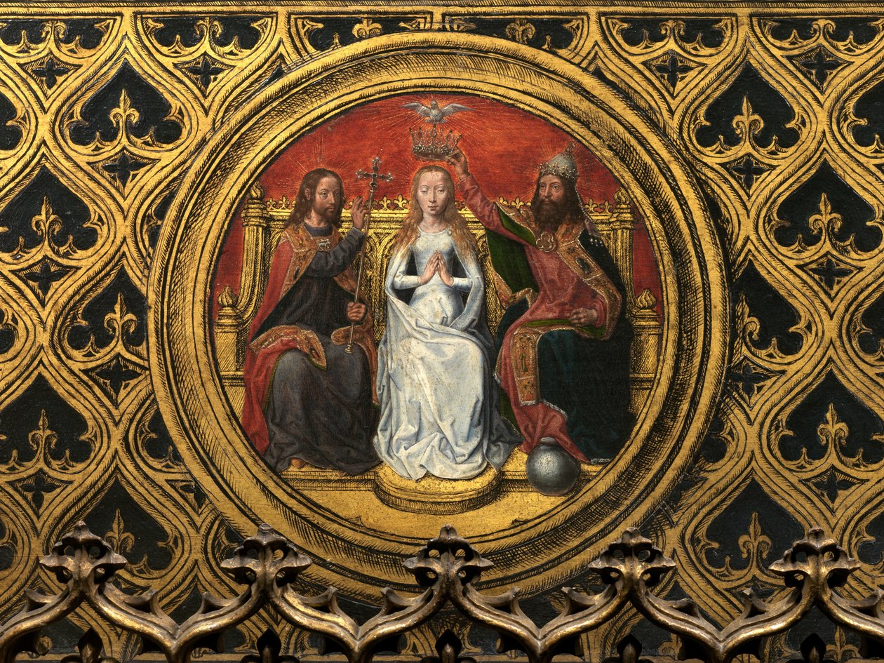 (detail) Reliquary of Saint Ursula by Hans Memling