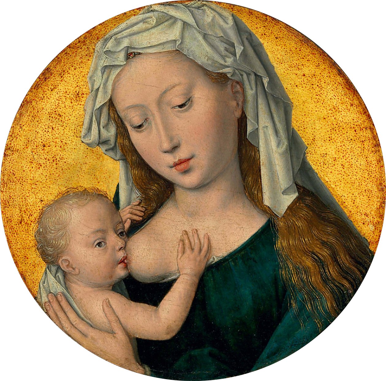 The Virgin Mary Nursing the Christ Child by Hans Memling