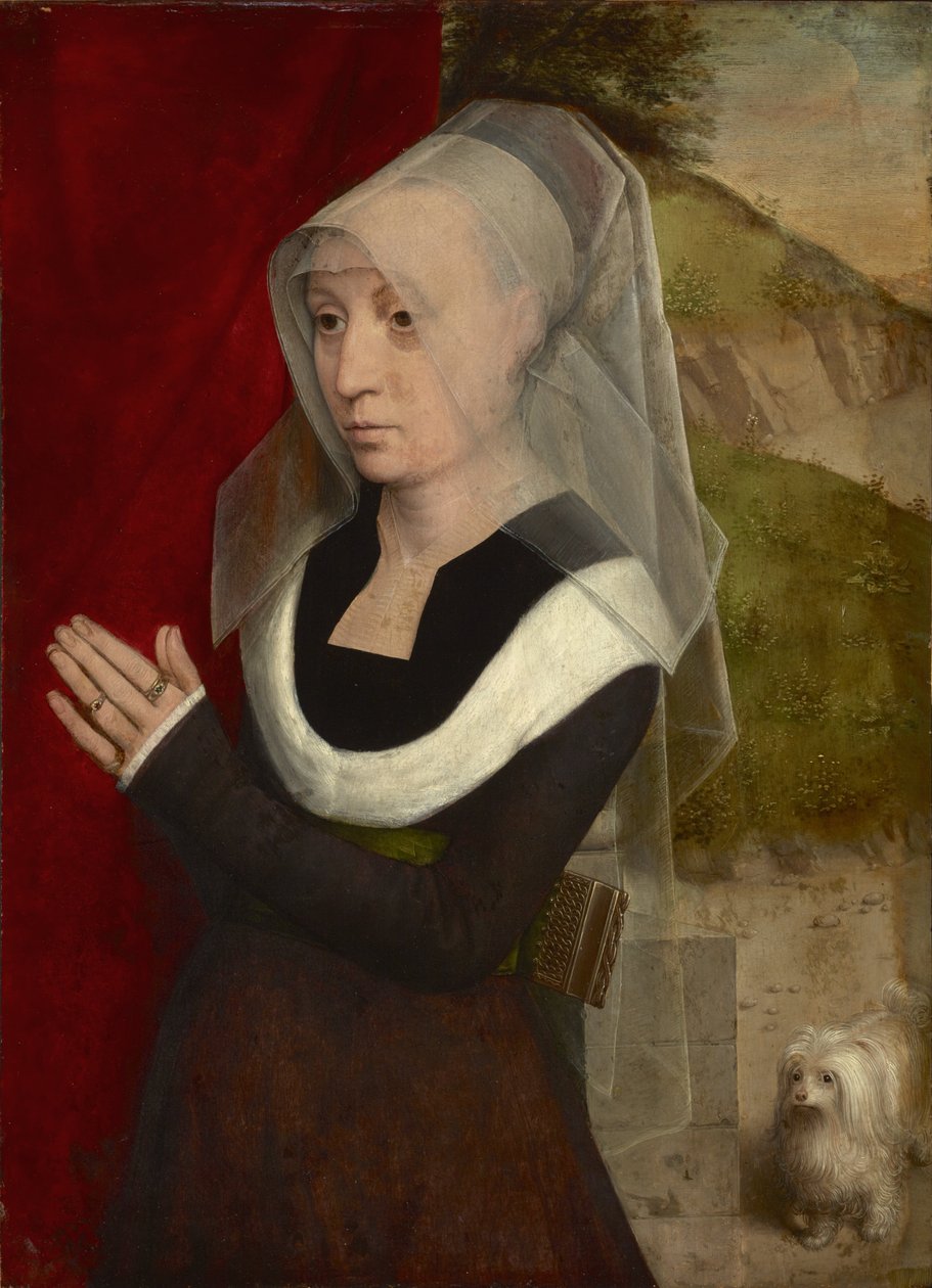 Portrait of a Woman at Prayer by Hans Memling