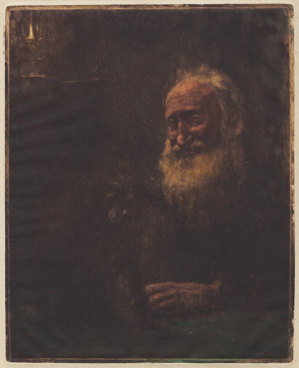 Old Schøtt with the Dog by Hans Nikolaj Hansen