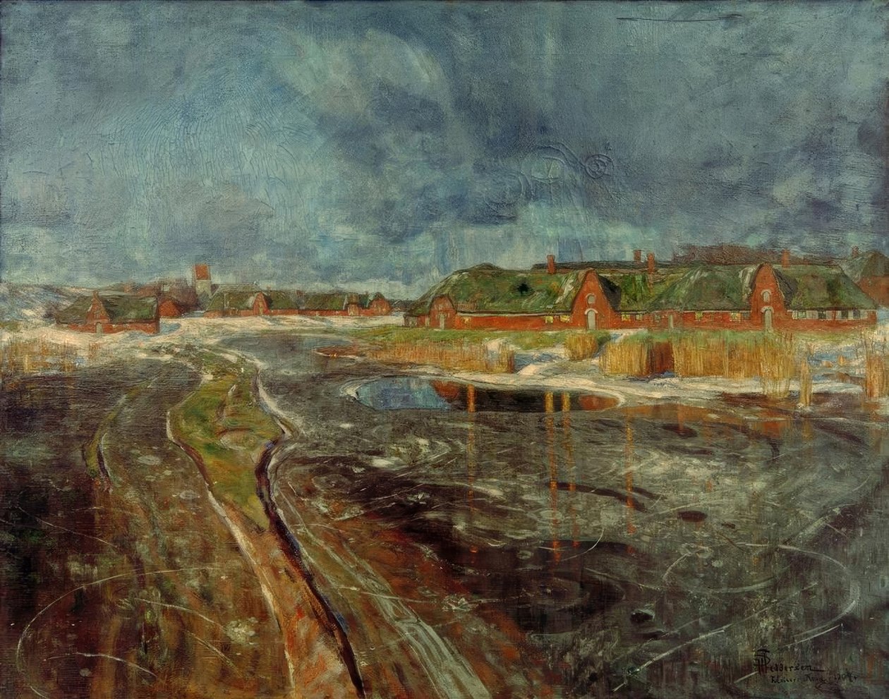 Winter in North Friesland by Hans Peter Feddersen der Jüngere
