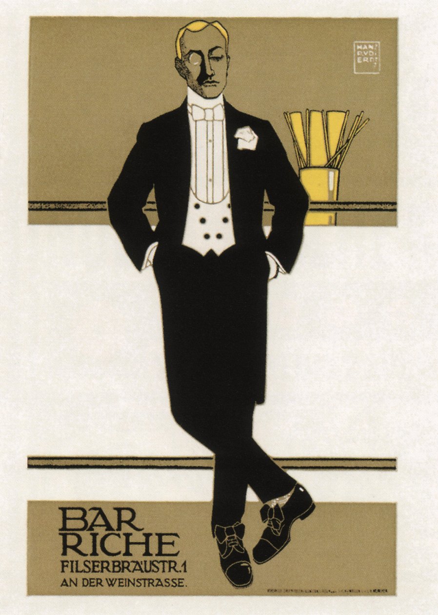Bar Riche, 1907 by Hans Rudi Erdt
