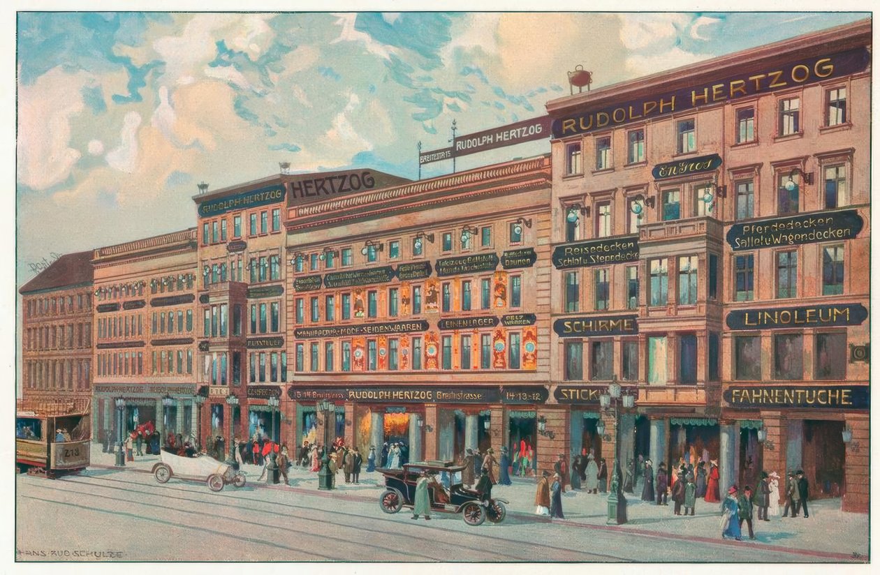 Rudolph Hertzog, Berlin C. Front Breite Street by Hans Rudolf Schulze